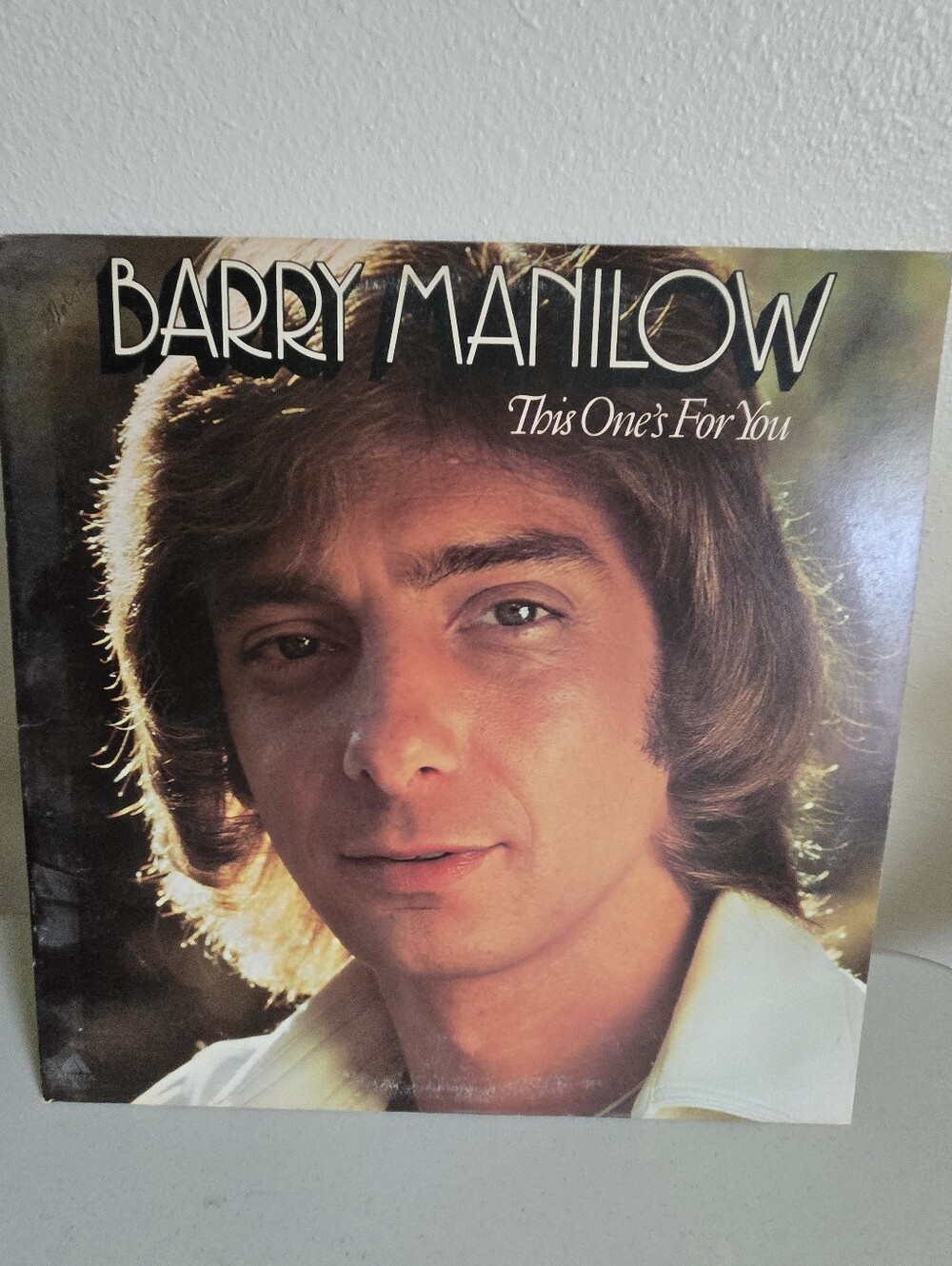 Barry Manilow "This Ones' For You" Vinyl record